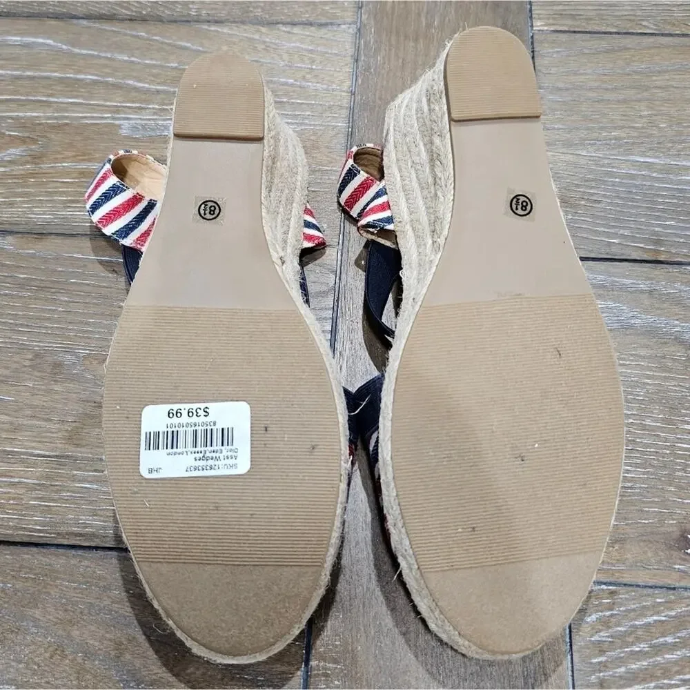 Wanted Espadrille Wedge, Szie 8.5  NWT